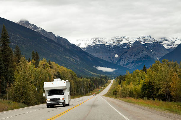 istock RV traveling in Mount Robson Provincial Park, Canada 184921636