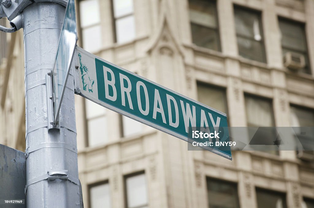 Broadway - Lizenzfrei Broadway - Manhattan Stock-Foto