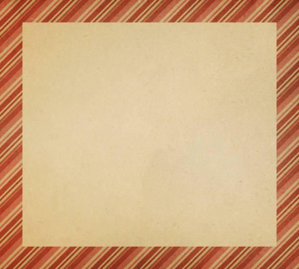 istock vintage paper with striped frame 184922569