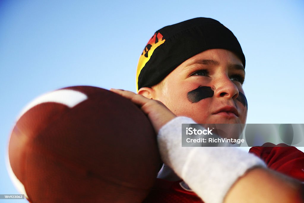 Przyszłości Player-Quarterback - Zbiór zdjęć royalty-free (Futbol amerykański)