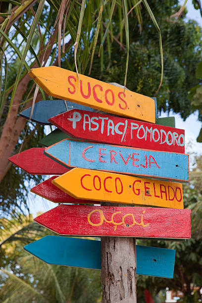 istock Menu of a Cafe, Jericoacoara, Brazil 184923384