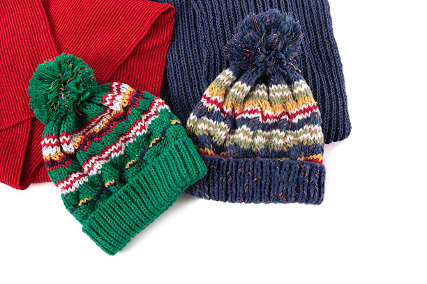 istock Winter hats and scarves 184924090