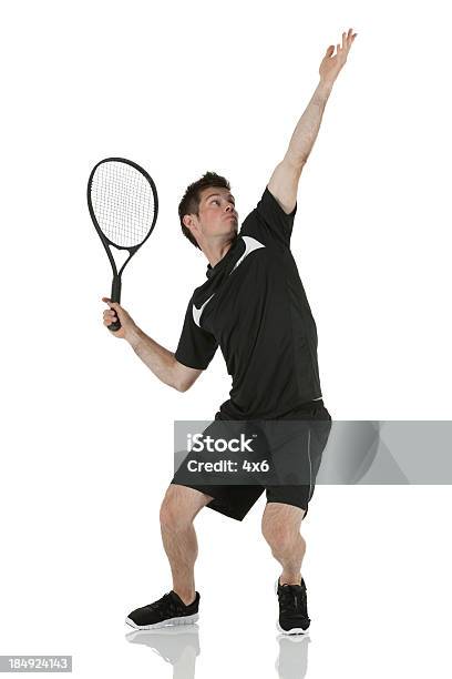 Photo libre de droit de Homme Jouant Au Tennis banque d'images et plus d'images libres de droit de Tennis - Tennis, Hommes, Jouer