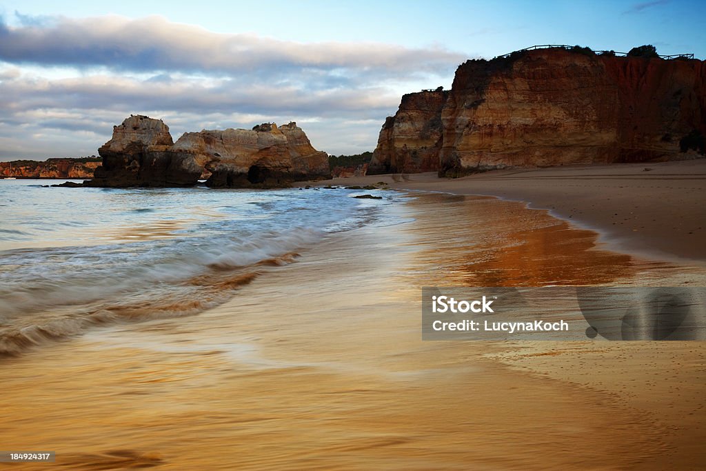 Algarve Sonnenaufgang - Lizenzfrei Meer Stock-Foto