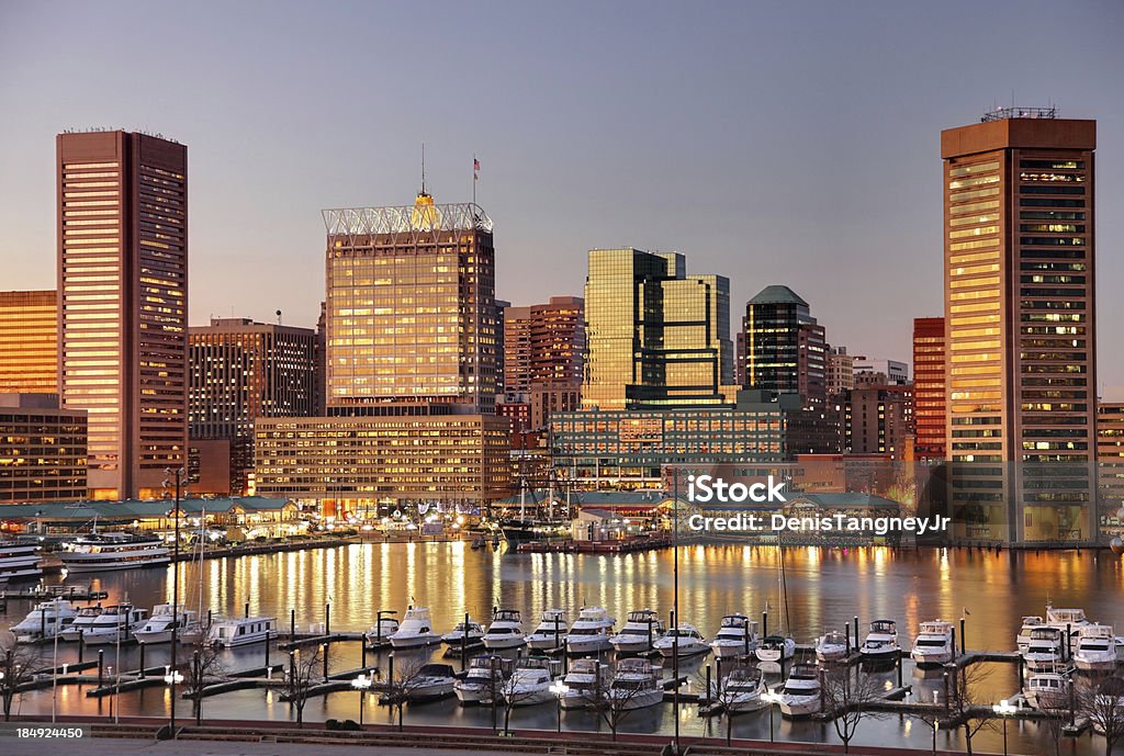 Do porto interior em Baltimore - Royalty-free Baltimore - Maryland Foto de stock