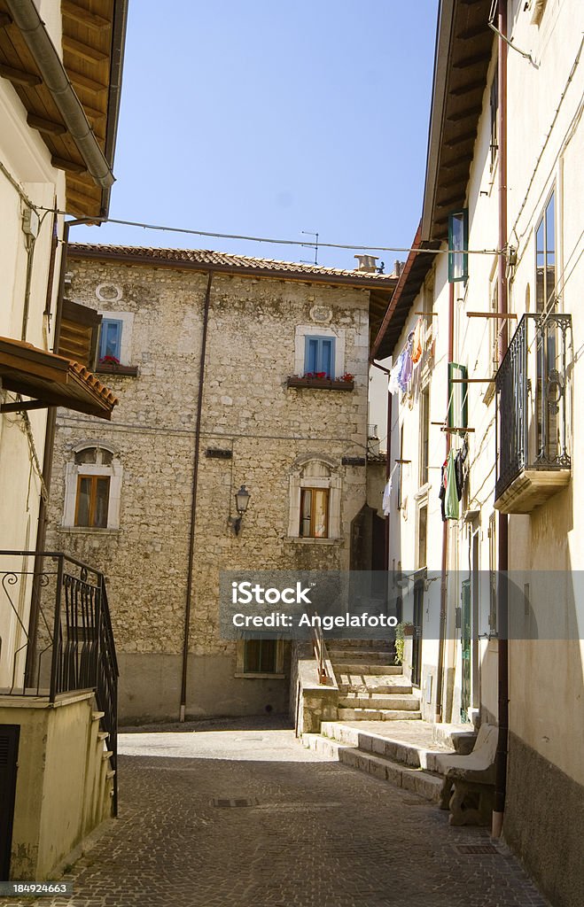 Old Italian Street, Rivisondoli, Abruzzes, Italie. - Photo de Abruzzes libre de droits