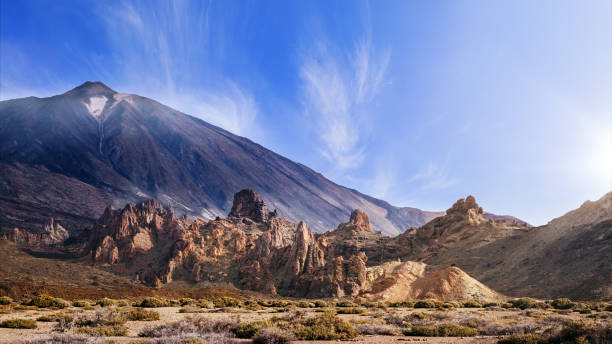 El Teide Volcano at Tenerife stock photo