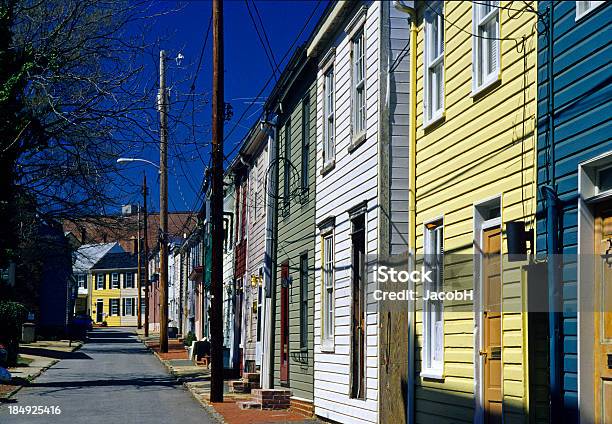 Foto de Casas De Madeira Annapolis e mais fotos de stock de Annapolis - Annapolis, Maryland - Estado, Casa