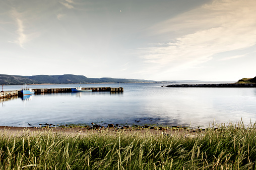 Small harbour  in Chéticamp , an  Acadian fishing village along the Cabot Trail, Cape Breton Island,Nova Scotia,Canada.