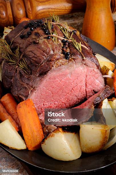 Roasted Beef Stock Photo - Download Image Now - Carrot, Food and Drink, Meat