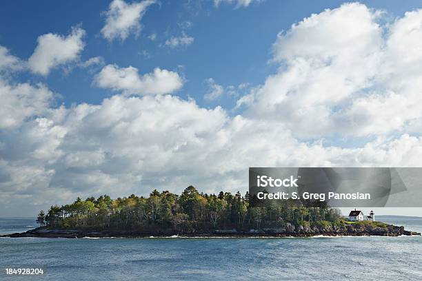 Curtis Island - Fotografie stock e altre immagini di Maine - Maine, Camden - Maine, Faro