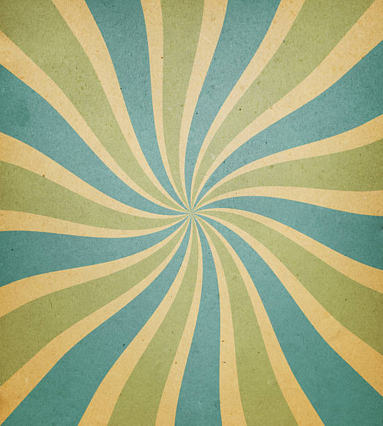 old paper with spiral ray pattern Please view more retro paper backgrounds here: 1970s style stock pictures, royalty-free photos & images