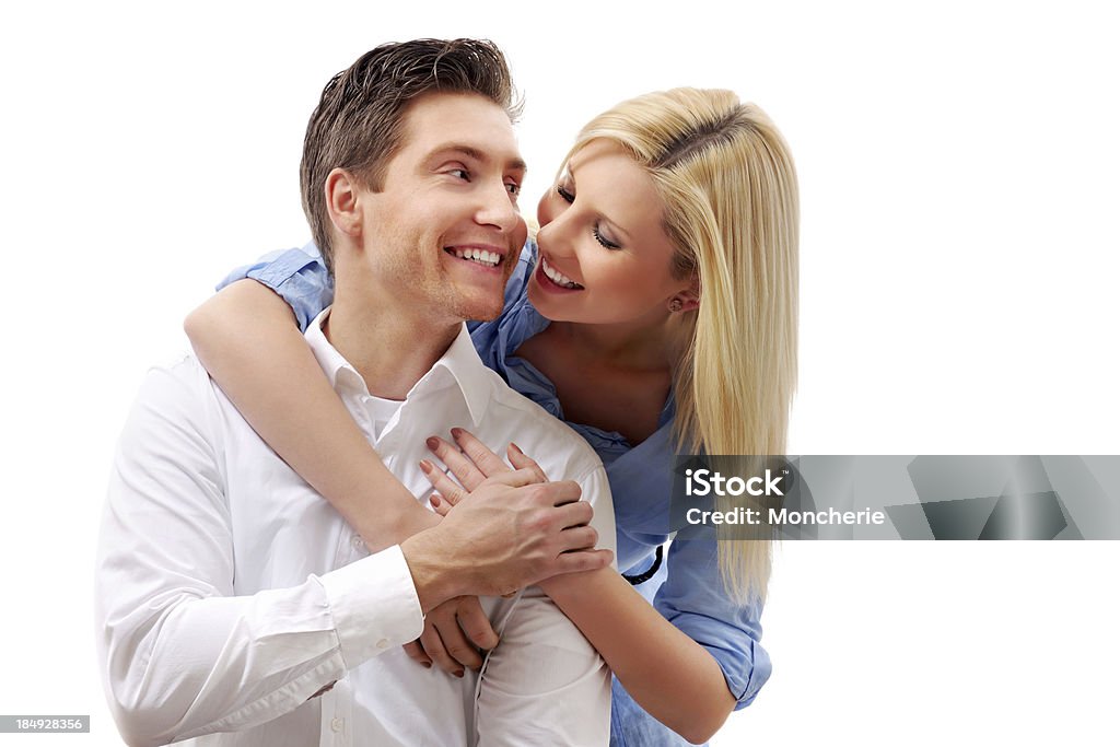 Fröhlich Lachen Paar - Lizenzfrei Glücklichsein Stock-Foto