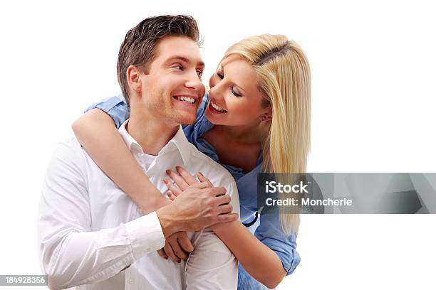 Fröhlich Lachen Paar Stockfoto und mehr Bilder von Glücklichsein - Glücklichsein, Nahaufnahme, Paar - Partnerschaft