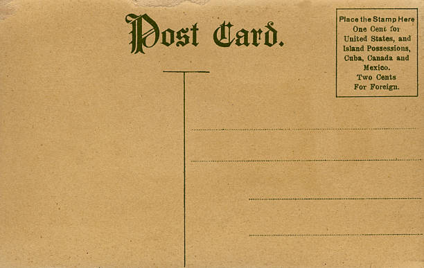 istock Vintage Antique Grunge Post Card Postcard from 1909 184928700