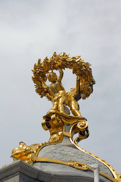 istock Golden laurel wreath 184929287