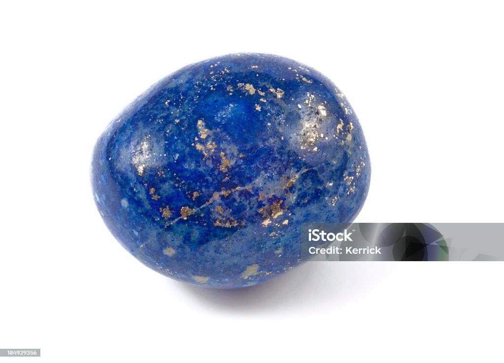 Lapiz Lazuli-metà prezioso stone. autenticità garantita - Foto stock royalty-free di Lapislazzuli