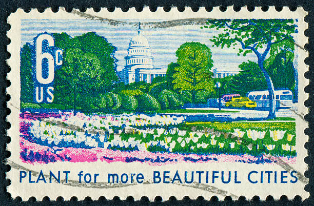 istock Plant For More Beautiful Cities Stamp 184929768