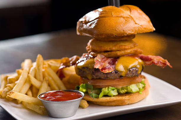 istock Cheeseburger and Fries 184929911