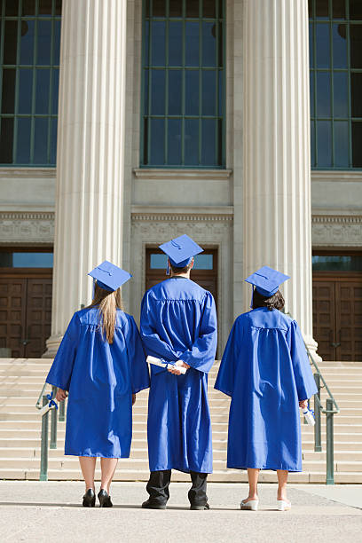 istock High school Graduates Looking up at Higher Education Vt 184930051