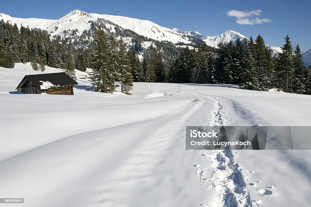 Winter in den Bergen - Lizenzfrei Alpen Stock-Foto