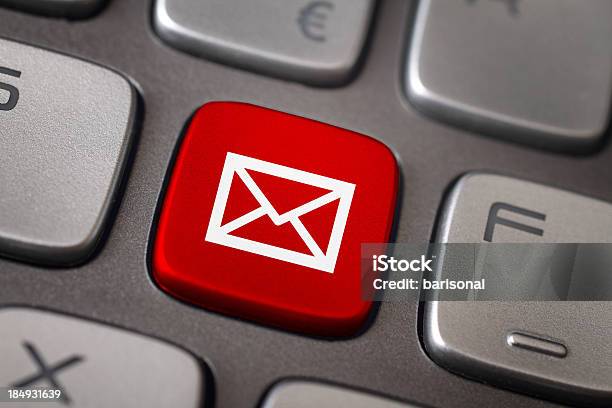 Mail Button Stock Photo - Download Image Now - E-Mail, Mail, Marketing