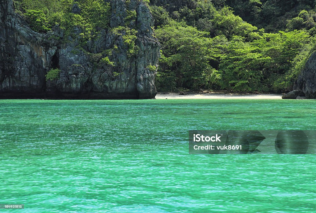 Maya bay beach - Foto stock royalty-free di Acqua