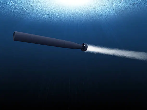 Torpedo. High Resolution Digitally Generated Image