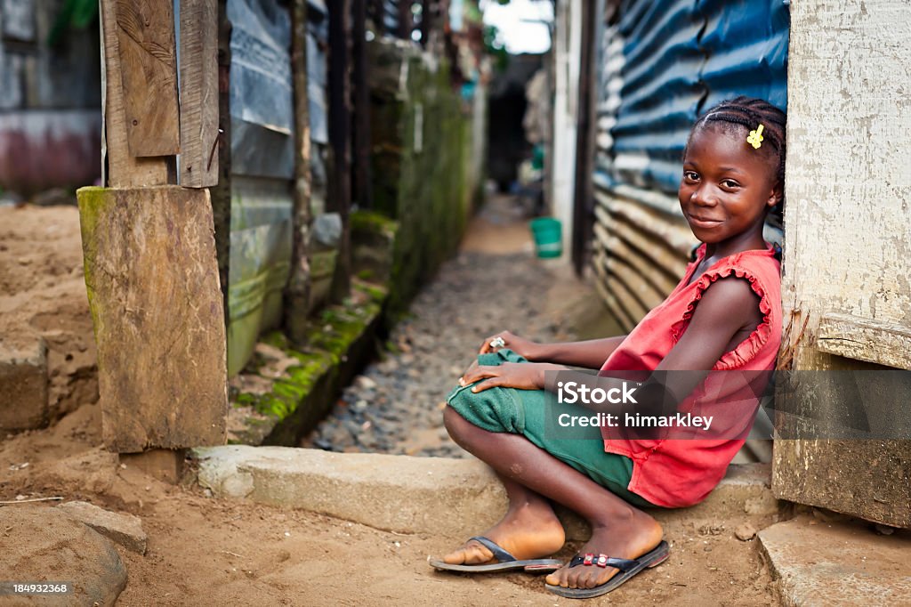 중유럽식 여자아이 - 로열티 프리 빈곤 스톡 사진