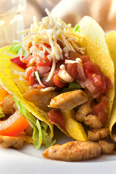 istock TexMex Food: Chicken Taco Still Life 184932643