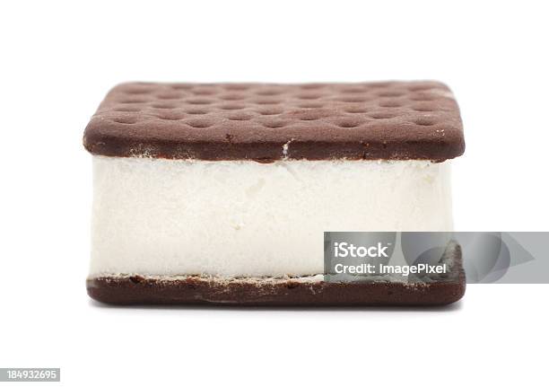 Ice Cream Sandwich Stock Photo - Download Image Now - Ice Cream Sandwich, White Background, Cut Out