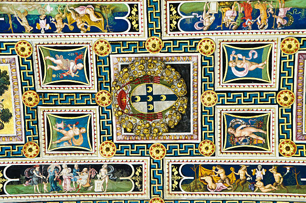 istock Ceiling Fresco Detail- Siena 184932881