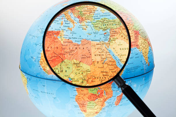 istock North Africa on Globe 184933118