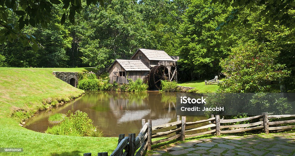 Mabry Mill - Foto de stock de Skyline Drive - Virgínia royalty-free