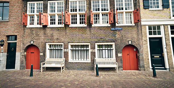 istock Typical Street In Dordrecht, Netherlands 184933156