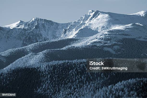 Cold Peak Stock Photo - Download Image Now - Black And White, Cold Temperature, Colorado