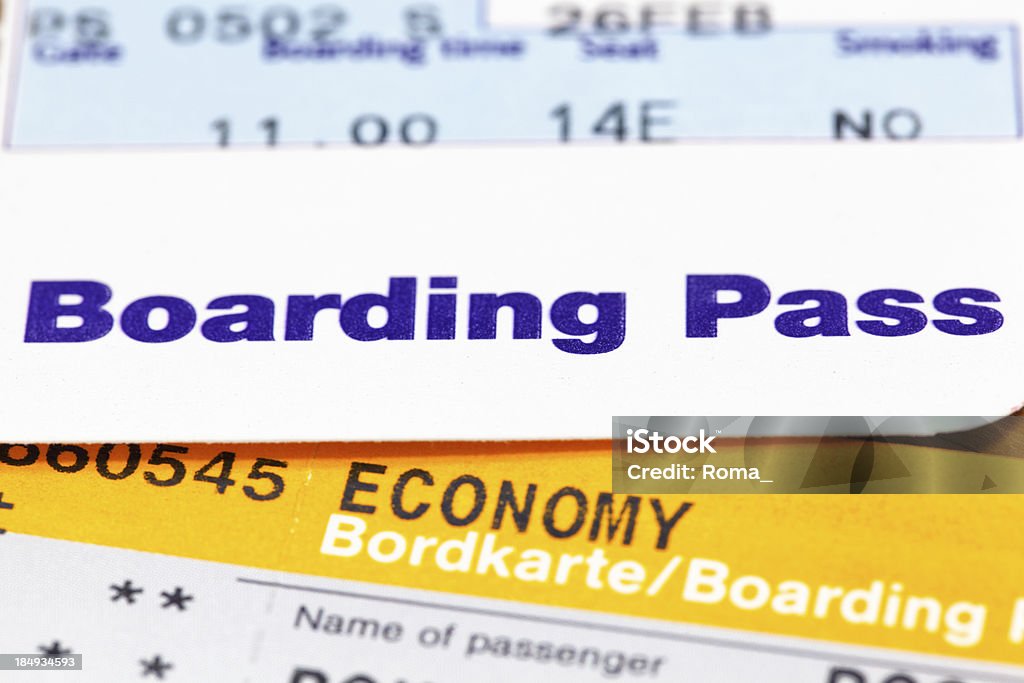 Boarding pass Airline boarding pass.Similar files: Airplane Stock Photo