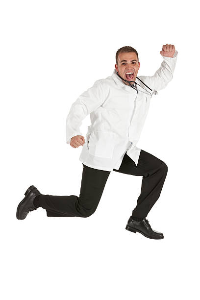 istock Male doctor shouting 184934808