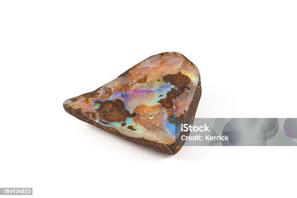 Boulder Opal Half Wertvolle Stone Garantiert Authentische Stockfoto und mehr Bilder von Opal