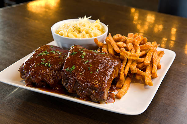 istock Rack of Ribs with Barbeque Sauce 184934864