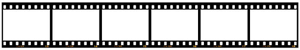 Slide film strip on white stock photo