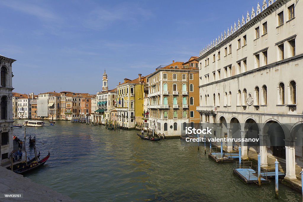 Grand Canal-Veneza - Foto de stock de Palácio Foscari royalty-free