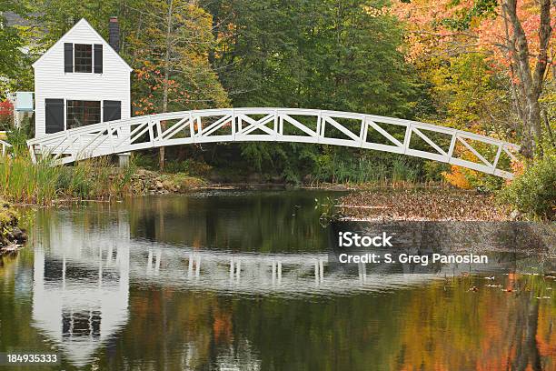 Somesville Мост — стоковые фотографии и другие картинки Коттедж - Коттедж, Новая Англия - США, Без людей