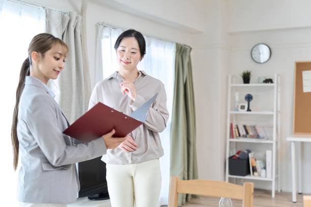istock A woman having a meeting about room renovation 1849354611