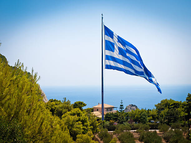 istock Biggest Greek flag in the world 184935485