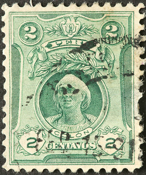 istock Christopher Columbus on an old Pervian stamp 184935643