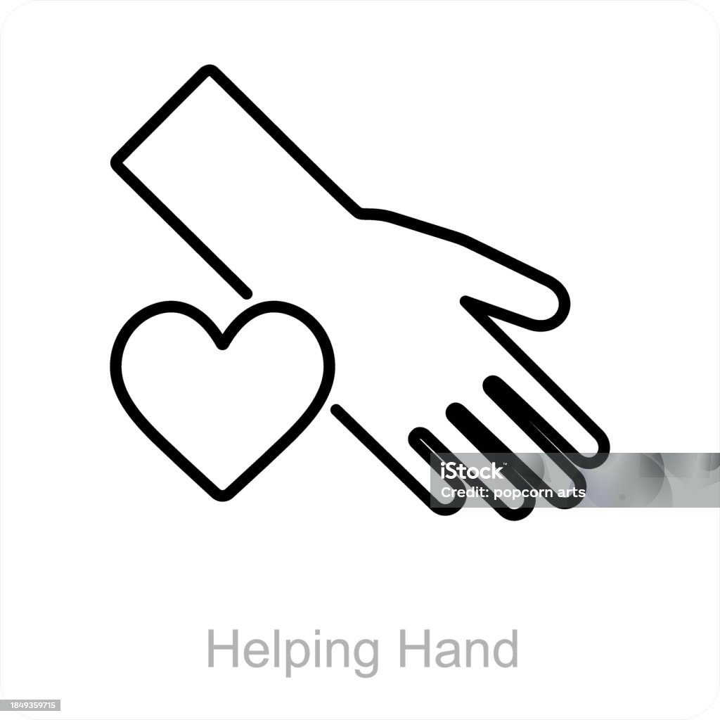 Helping Hands Bitmap Helping Hand Stock Illustration - Download Image Now - A Helping Hand ...