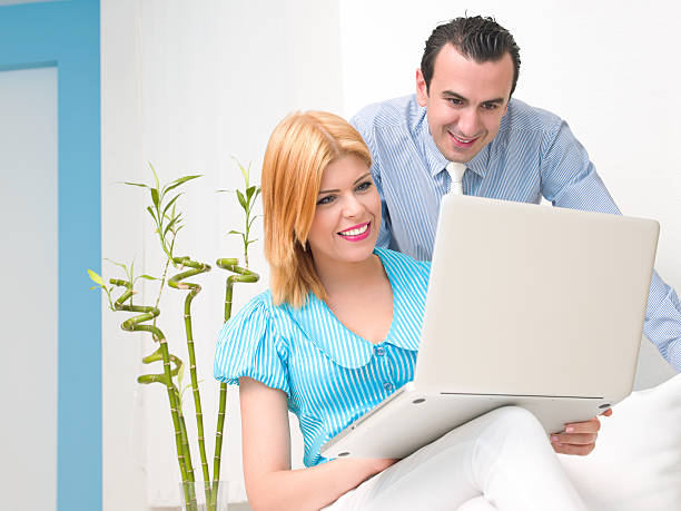 istock Business people are working at laptop 184936007