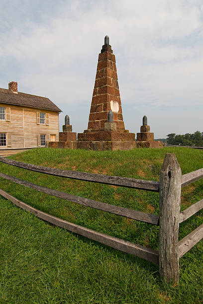 campos de batalla de manassas monument y henry hill house - manassas war famous place park fotografías e imágenes de stock