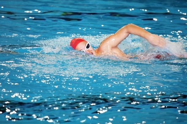 istock Swimming the crowl style 184936227